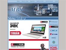 Tablet Screenshot of mbsweb.sk